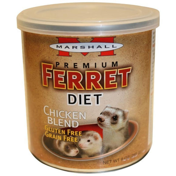 MARSHALL PREMIUM CHICKEN BLEND FERRET DIET (9 OZ)