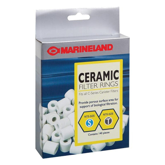 MARINELAND CERAMIC FILTER RINGS FOR MAGNIFLOW/C SERIES FILTER (140 PACK)