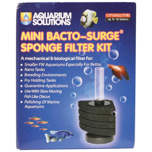 AQUARIUM SOLUTIONS BACTO-SURGE FILTER KIT (MINI)