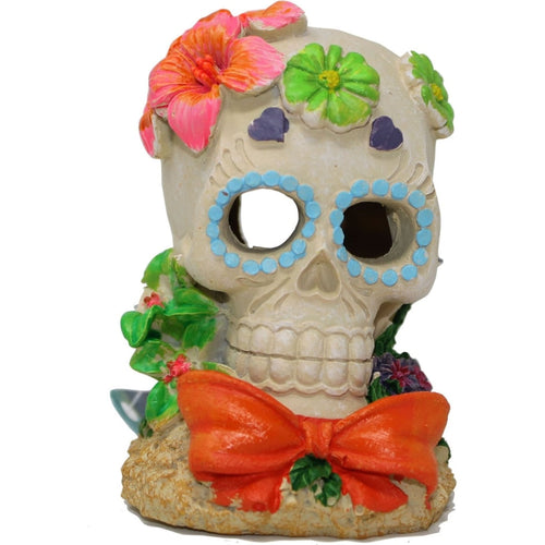 EXOTIC ENVIRONMENTS SUGAR SKULL FLOWER (3.75X3X3.75 INCH)