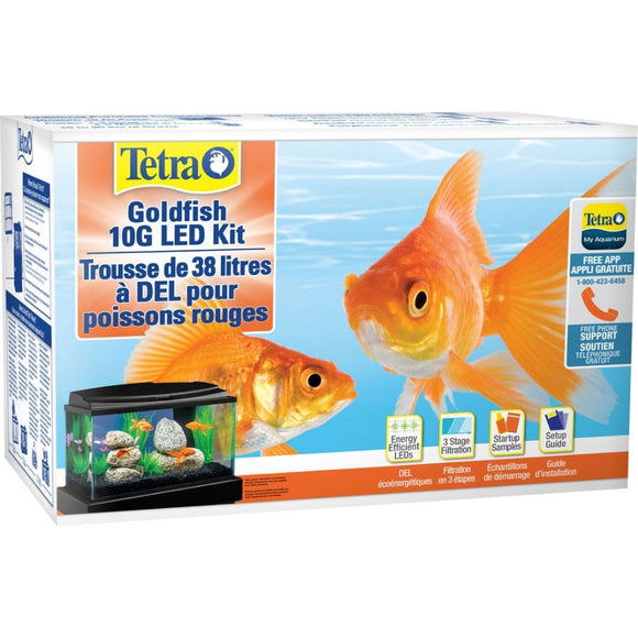 TETRA GOLDFISH LED AQUARIUM KIT (10 GAL/20X10X12)