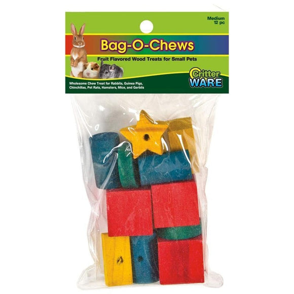 BAG-O-CHEWS (MEDIUM/12 PIECE, ASSORTED)