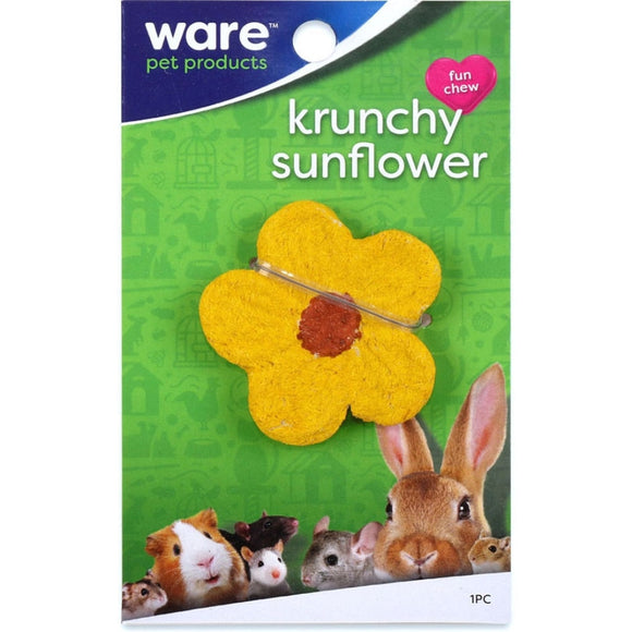 CRITTER WARE KRUNCHY SUNFLOWER (YELLOW/BROWN)